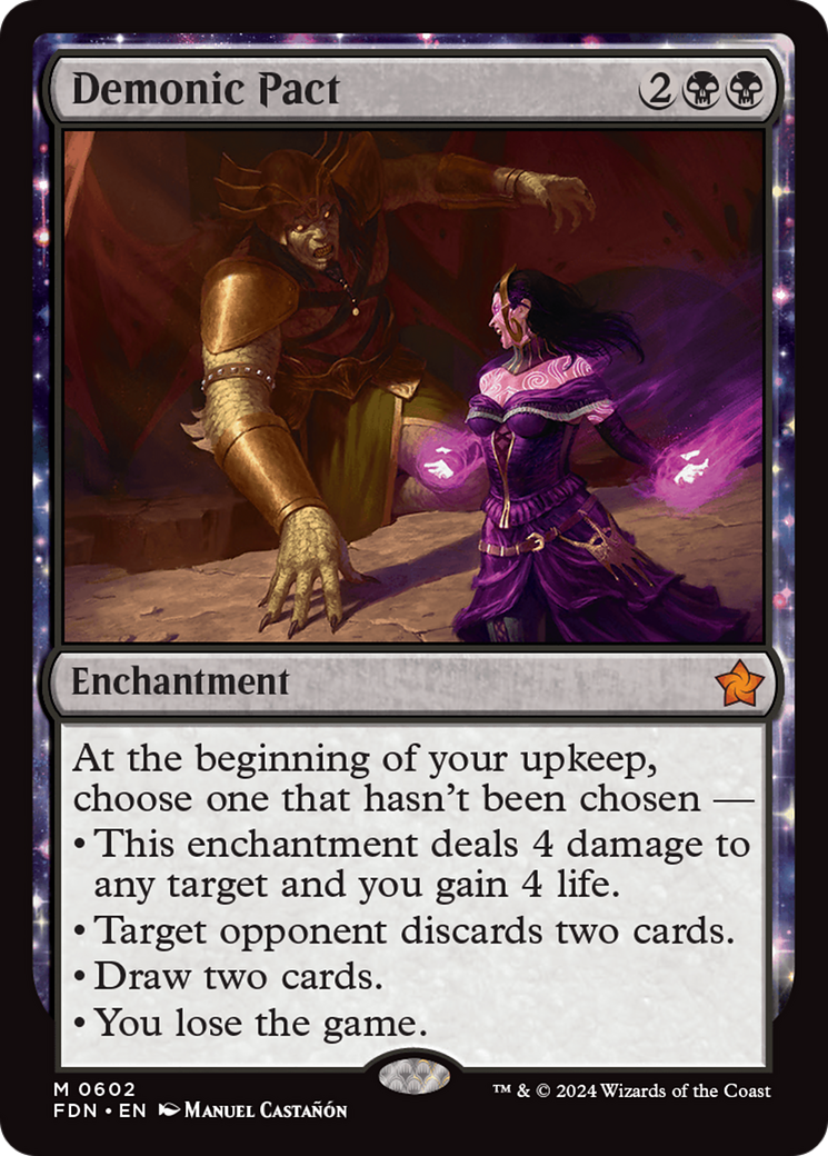 Demonic Pact (FDN) 602 - WZRD TCG