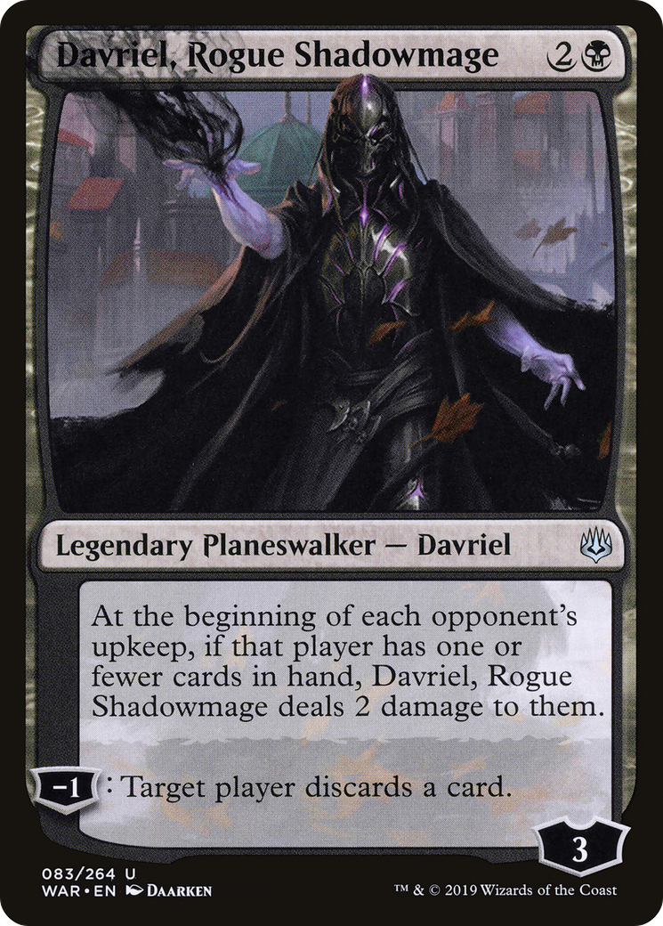 Davriel, Rogue Shadowmage (WAR) 83 - WZRD TCG