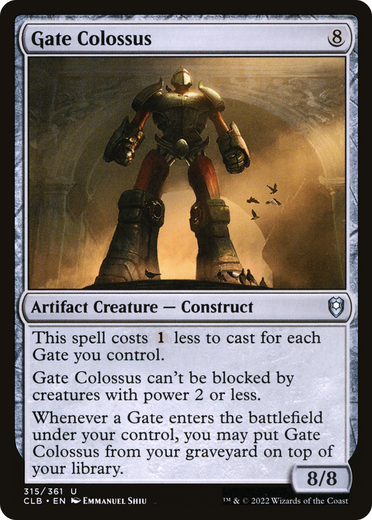 Gate Colossus (CLB) 315 - WZRD TCG