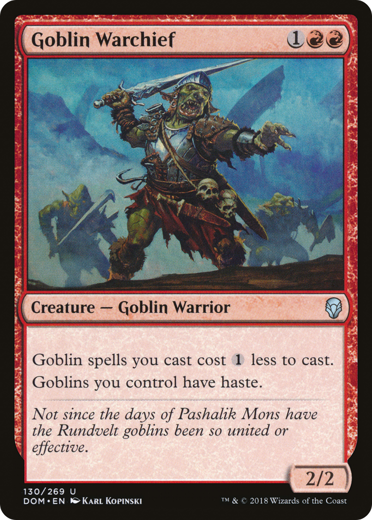 Goblin Warchief (DOM) 130