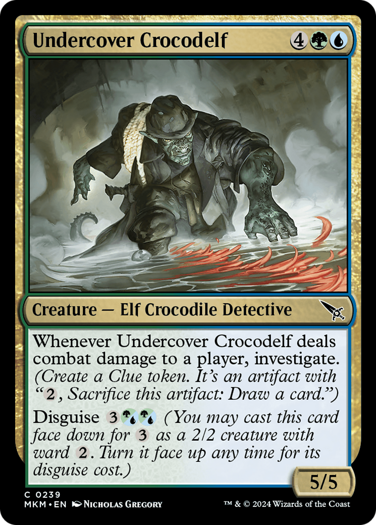 Undercover Crocodelf (MKM) 239 - WZRD TCG