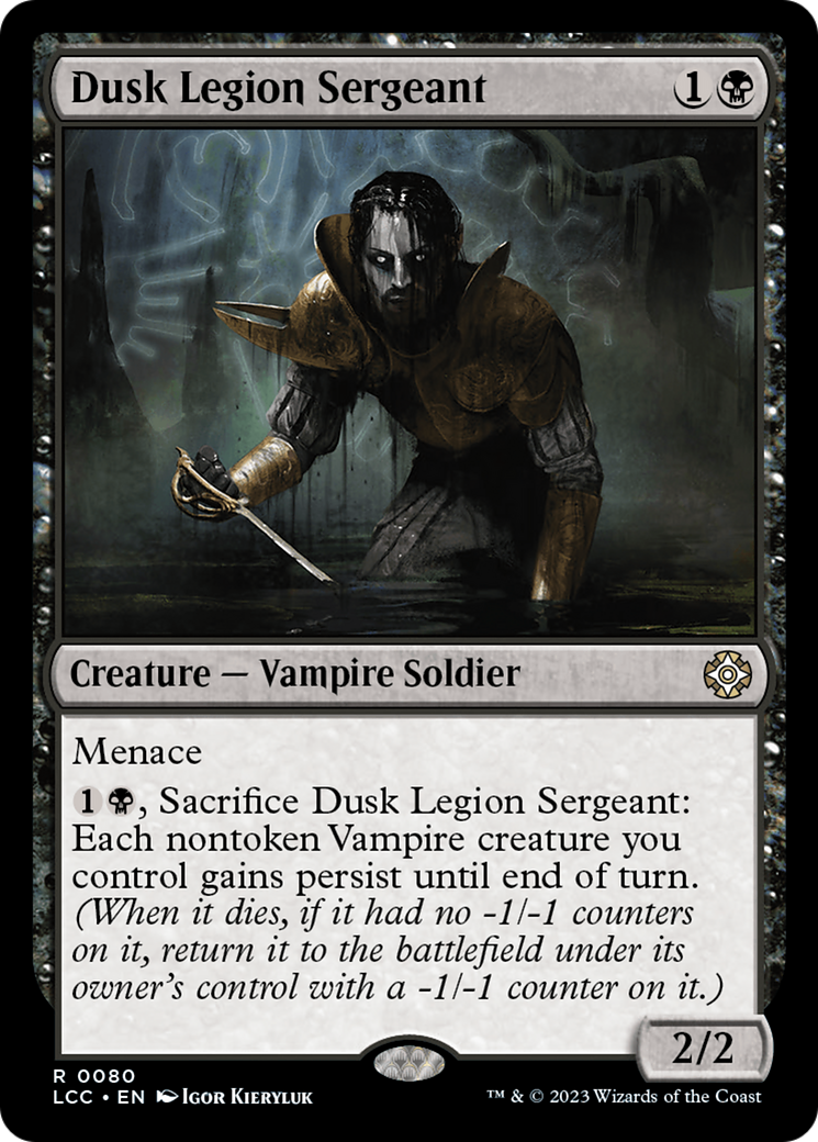 Dusk Legion Sergeant (LCC) 80 - WZRD TCG