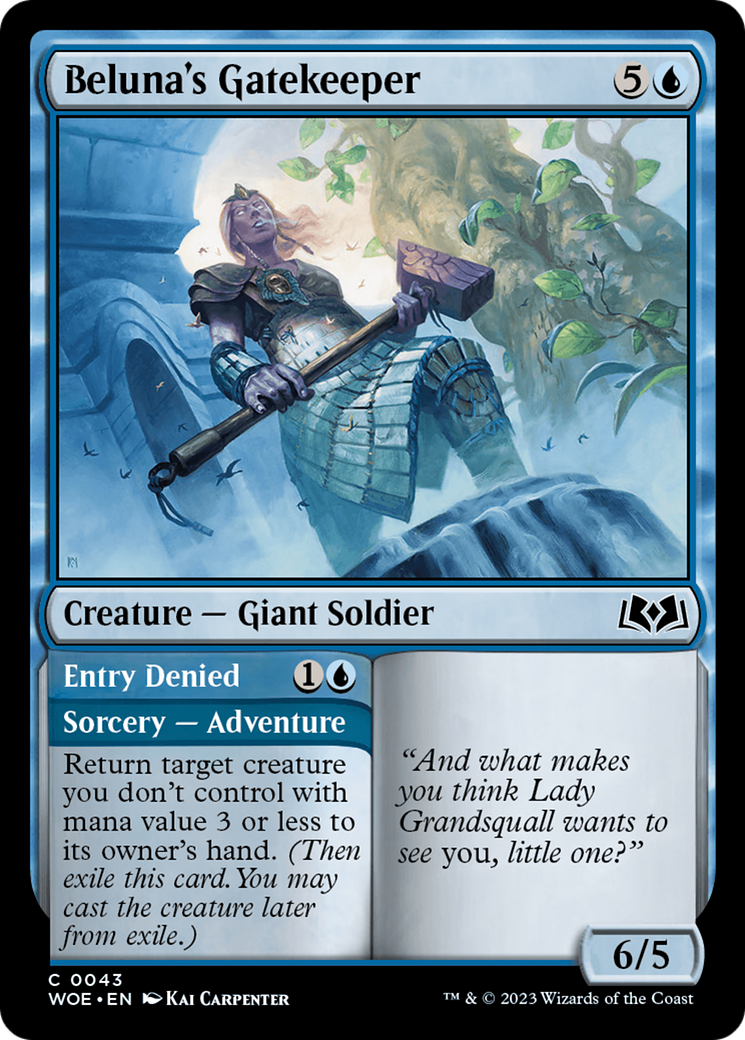 Beluna's Gatekeeper (DFC) (WOE) 43 - WZRD TCG