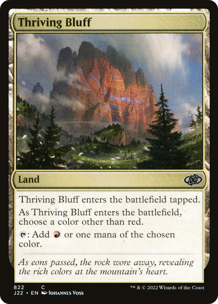 Thriving Bluff (J22) 822 - WZRD TCG