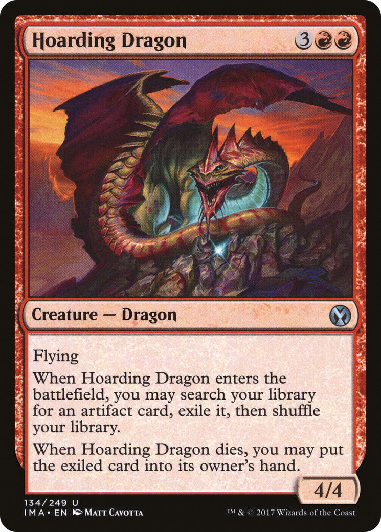 Hoarding Dragon (IMA) 134 - WZRD TCG