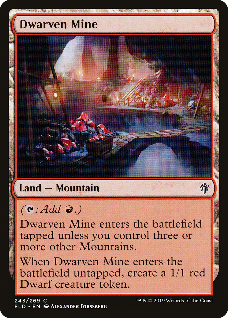 Dwarven Mine (ELD) 243 - WZRD TCG