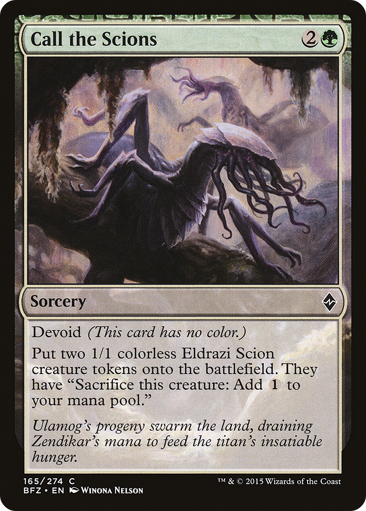 Call the Scions (BFZ) 165 - WZRD TCG