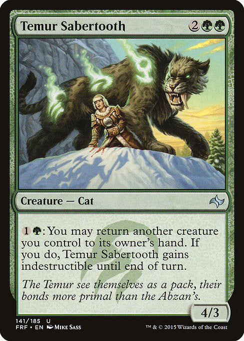 Temur Sabertooth front