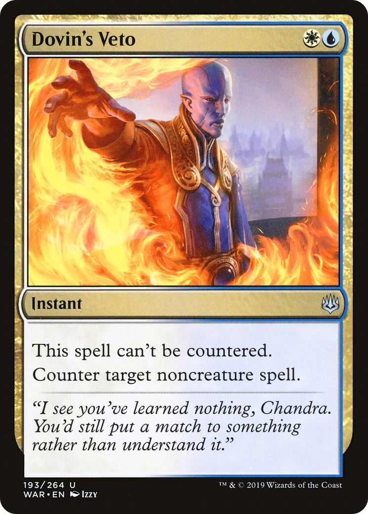 Dovin's Veto (WAR) 193 - WZRD TCG