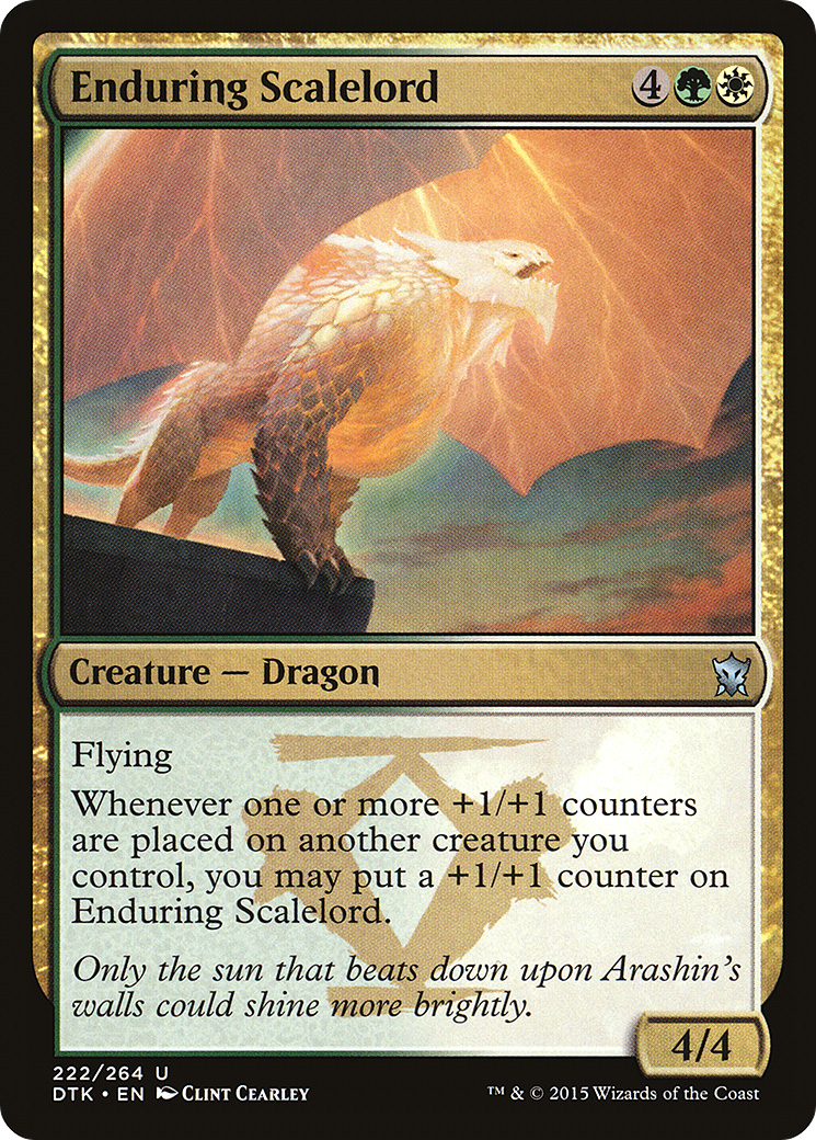 Enduring Scalelord (DTK) 222