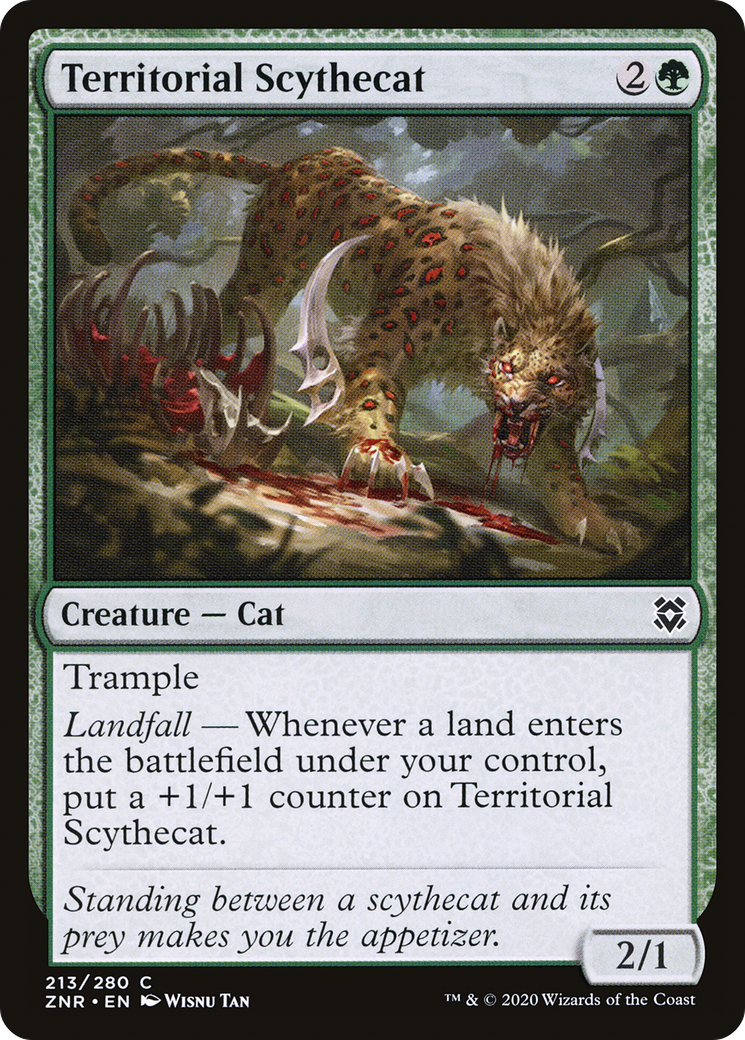 Territorial Scythecat (ZNR) 213 - WZRD TCG
