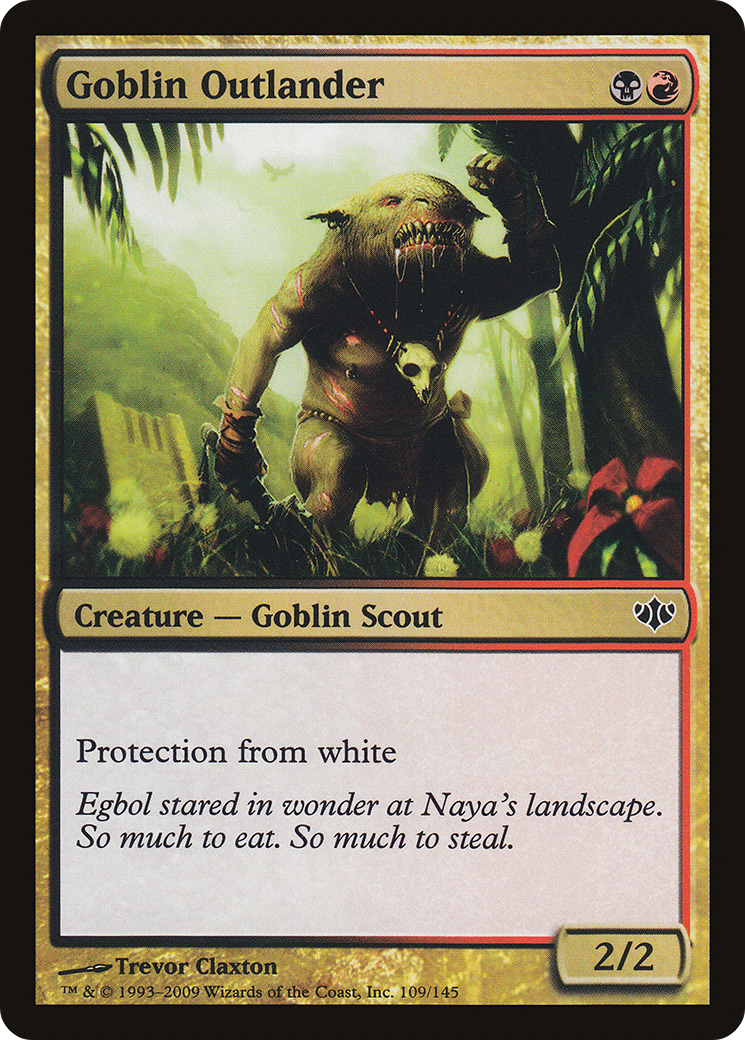 Goblin Outlander (CON) 109 - WZRD TCG