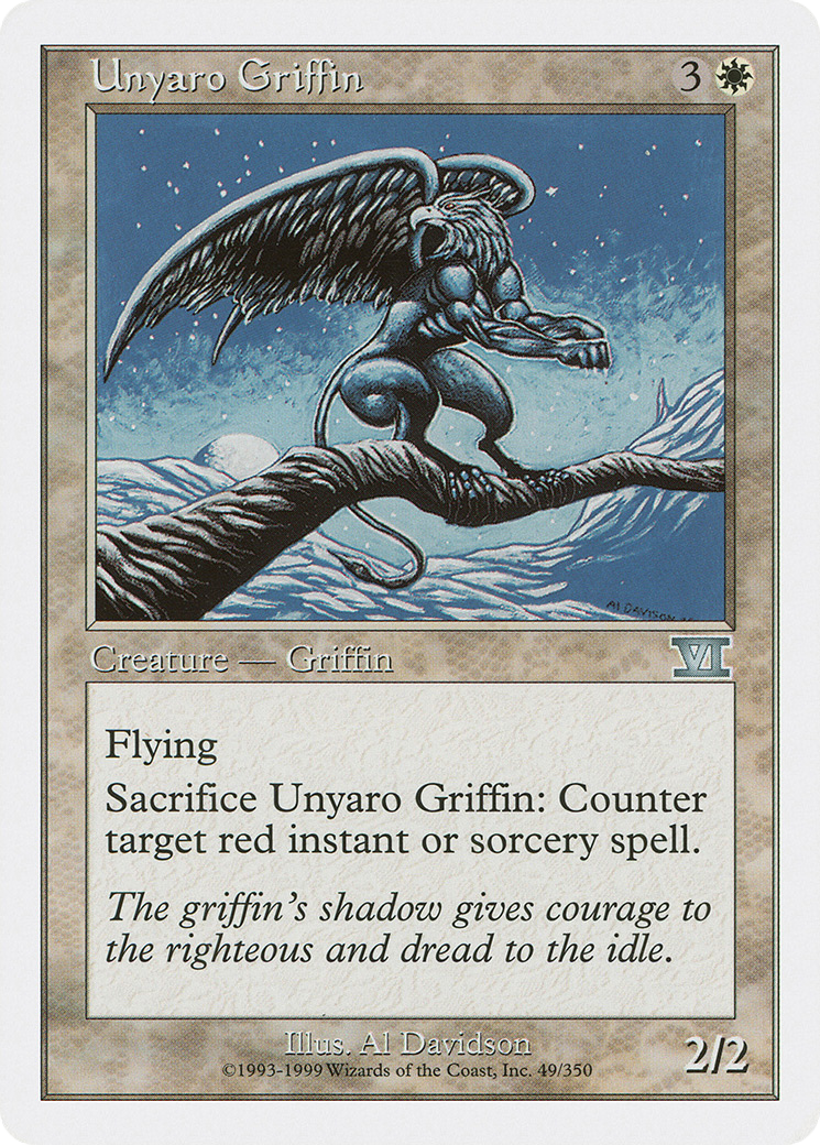 Unyaro Griffin (6ED) 49 - WZRD TCG