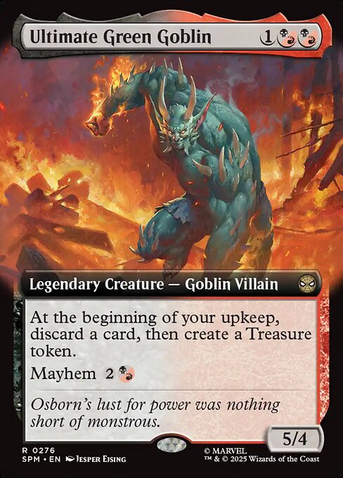 Ultimate Green Goblin front