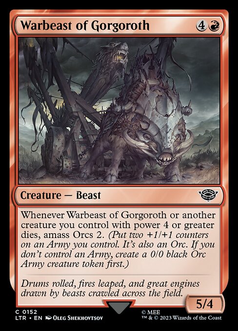 Warbeast of Gorgoroth front