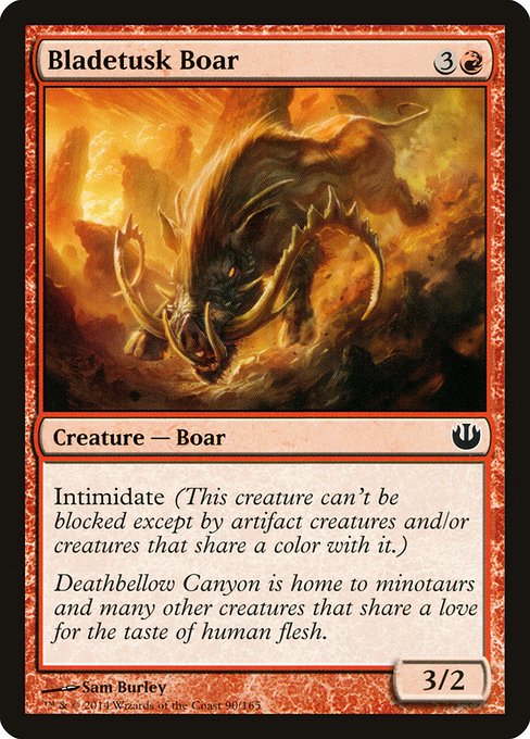 Bladetusk Boar front
