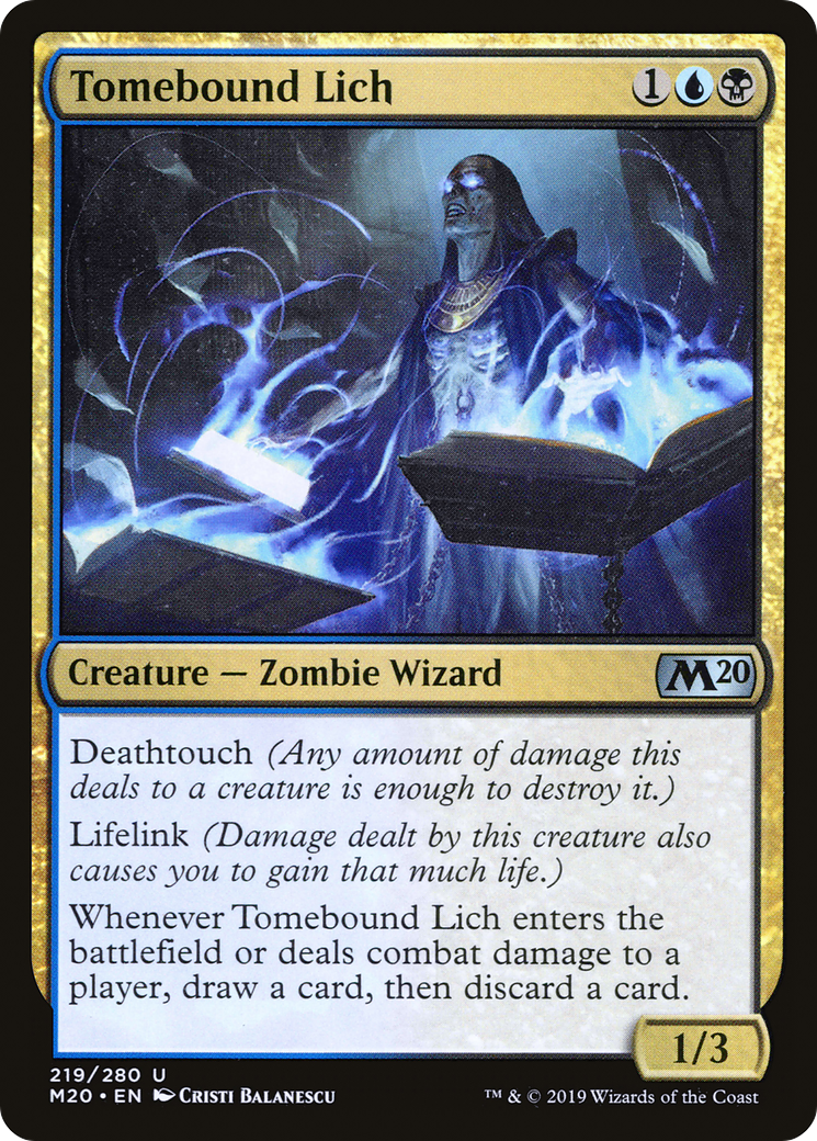 Tomebound Lich (M20) 219 - WZRD TCG