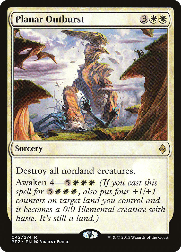 Planar Outburst (BFZ) 42 - WZRD TCG