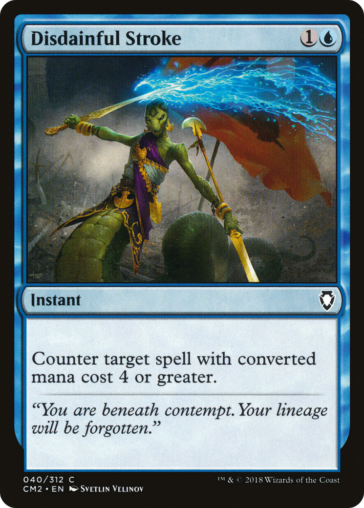 Disdainful Stroke (CM2) 40 - WZRD TCG