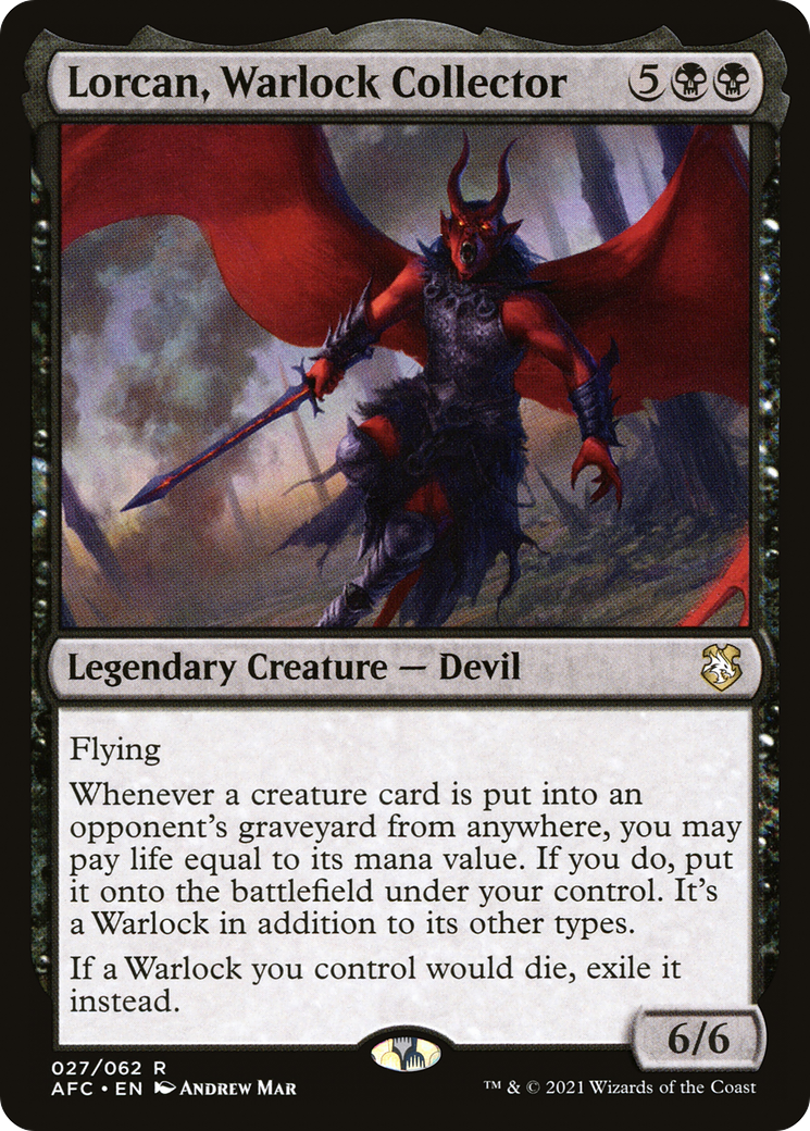 Lorcan, Warlock Collector (AFC) 27
