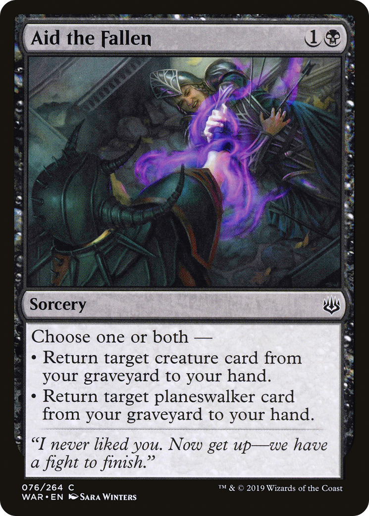 Aid the Fallen (WAR) 76 - WZRD TCG