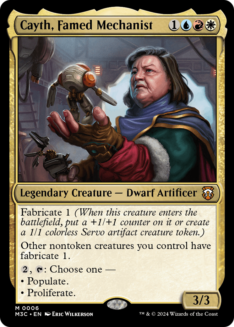 Cayth, Famed Mechanist (M3C) 6