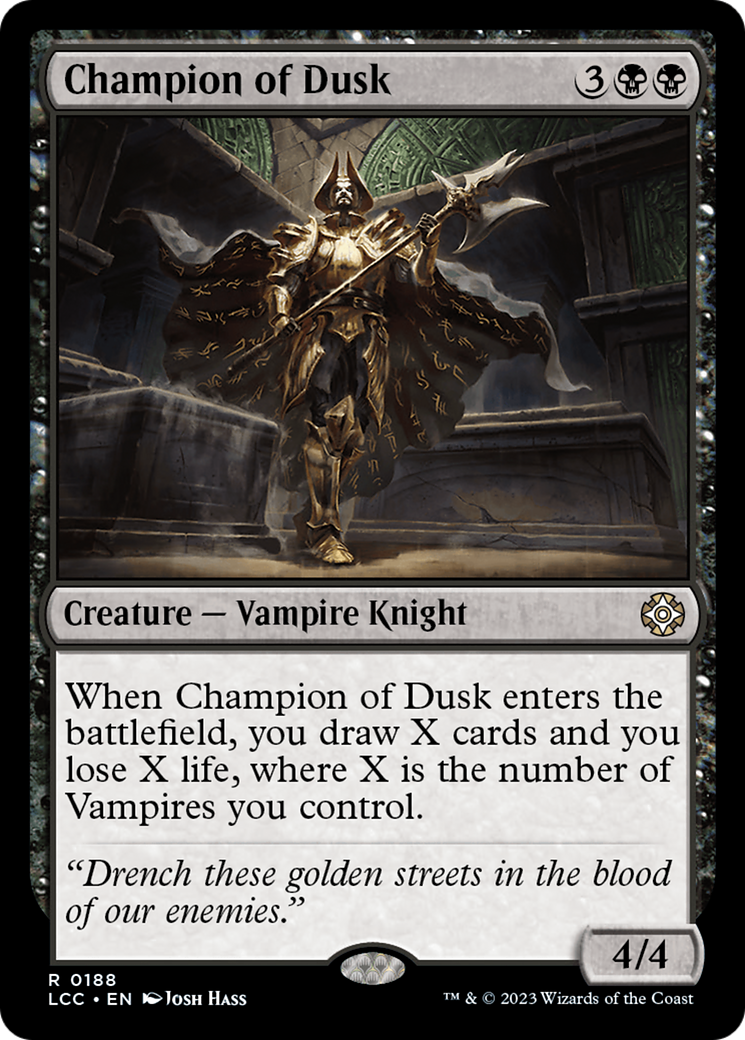 Champion of Dusk (LCC) 188