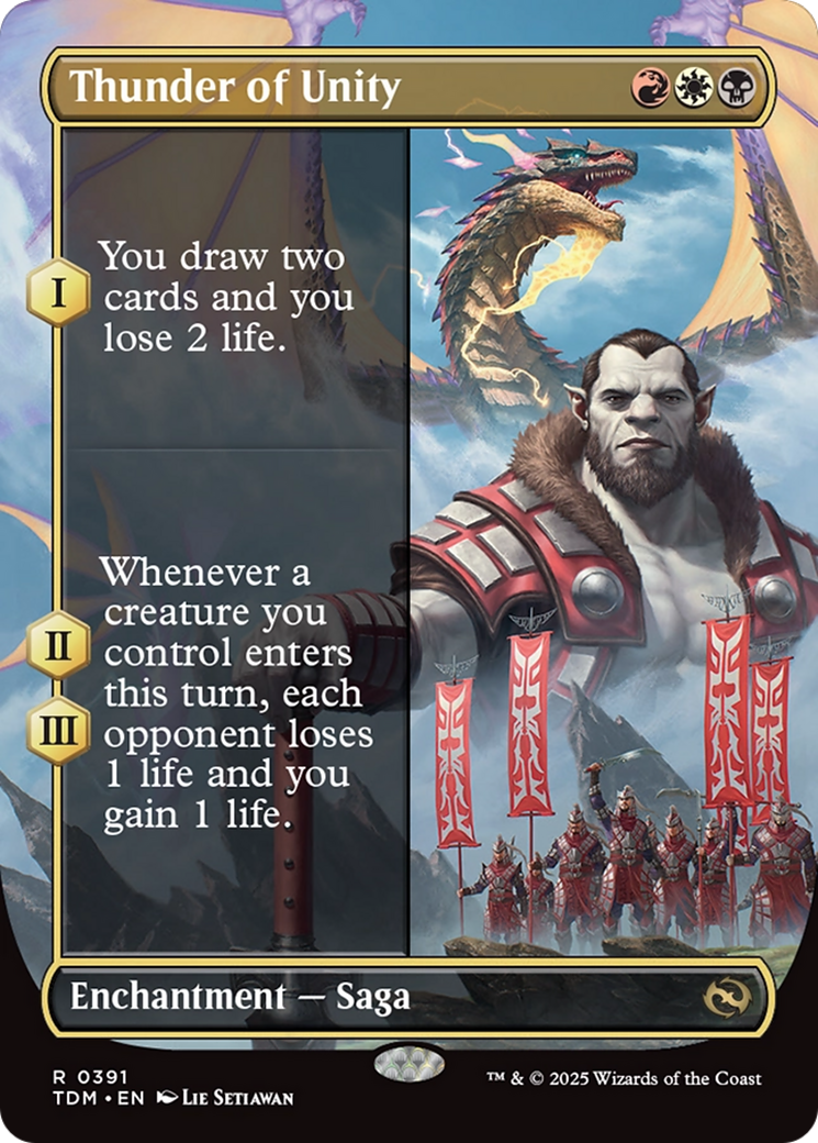 Thunder of Unity (TDM) 391 - WZRD TCG