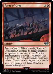Foray of Orcs (LTR) 128 - WZRD TCG