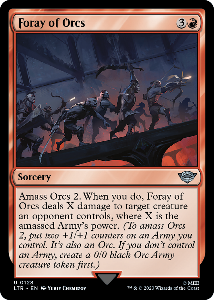 Foray of Orcs (LTR) 128 - WZRD TCG