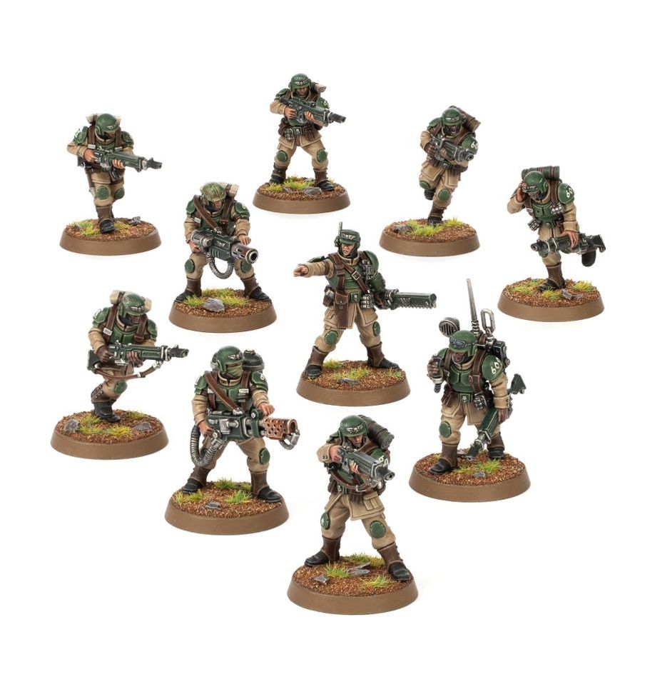 Warhammer 40K - Astra Militarum - Cadian Shock troops
