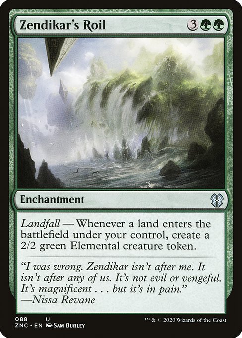 Zendikar's Roil front