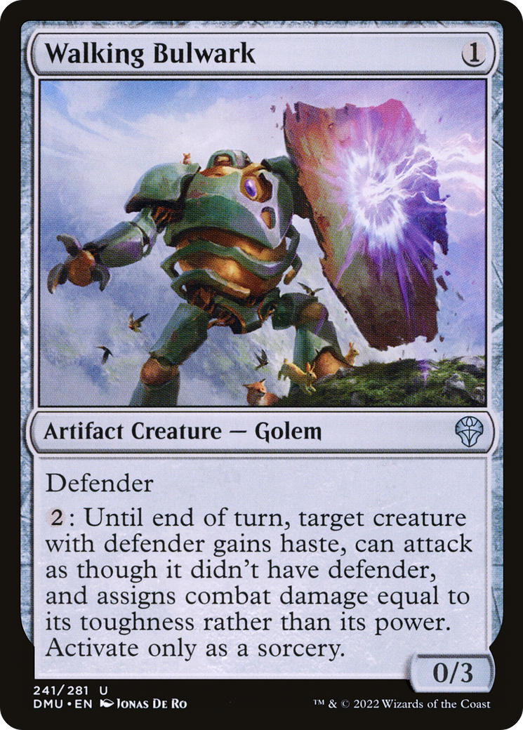 Walking Bulwark (DMU) 241 - WZRD TCG