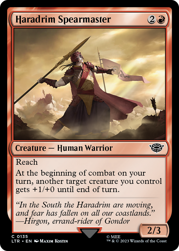 Haradrim Spearmaster (LTR) 135