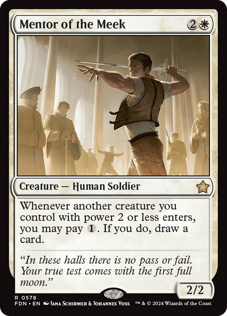 Mentor of the Meek (FDN) 578 - WZRD TCG