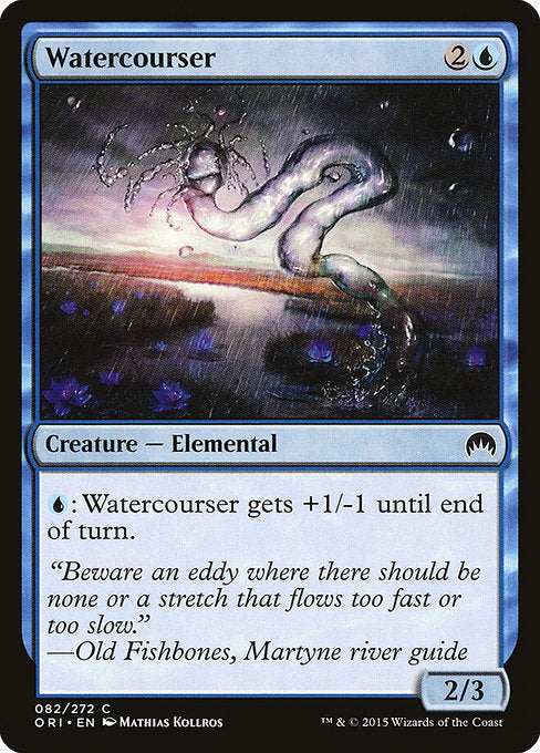 Watercourser front