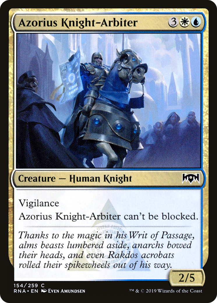 Azorius Knight-Arbiter (RNA) 154 - WZRD TCG