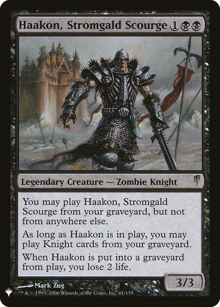 Haakon, Stromgald Scourge (PLST) CSP-61