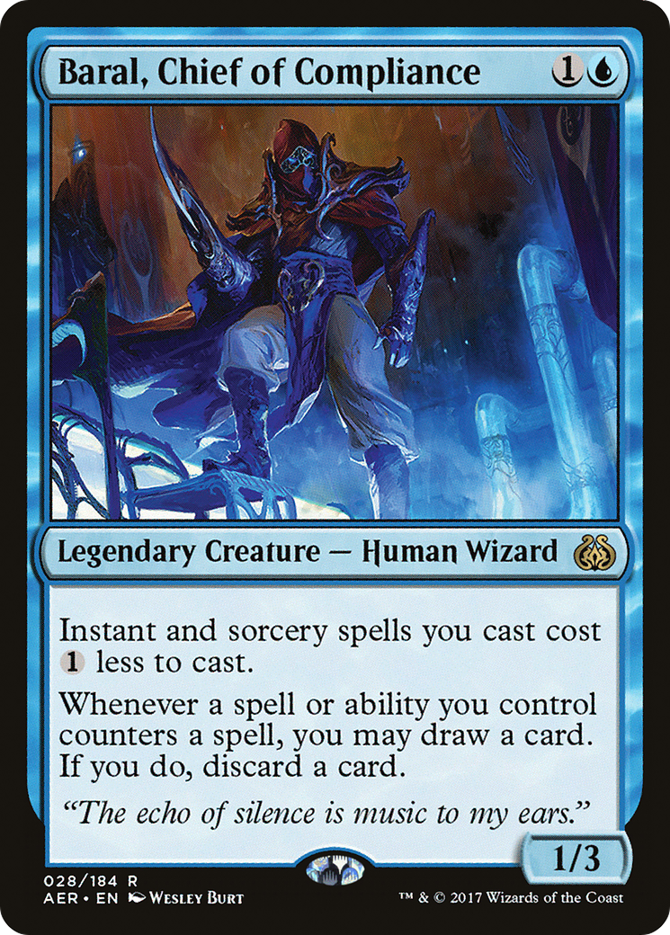 Baral, Chief of Compliance (AER) 28 - WZRD TCG