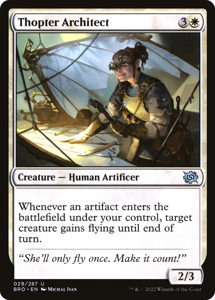 Thopter Architect (BRO) 29 - WZRD TCG