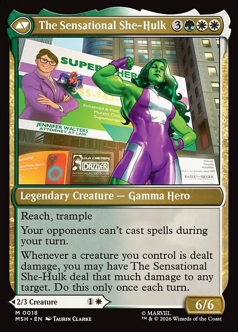 Jennifer Walters // The Sensational She-Hulk (Back)