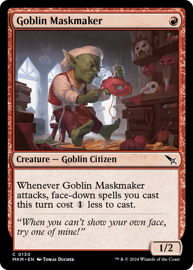 Goblin Maskmaker (MKM) 130 - WZRD TCG