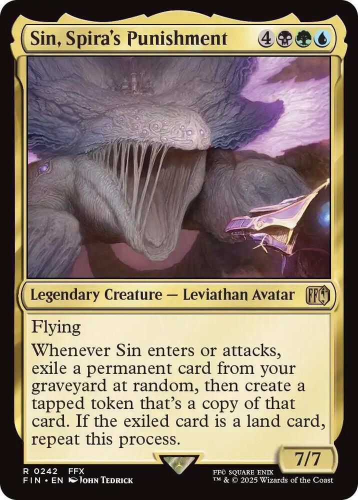 Sin, Spira's Punishment, FIN, 242, NM