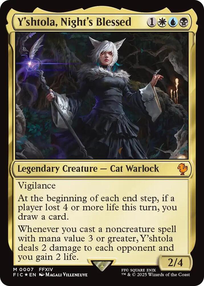 Y'shtola, Night's Blessed, FIC, 7, NM, Foil