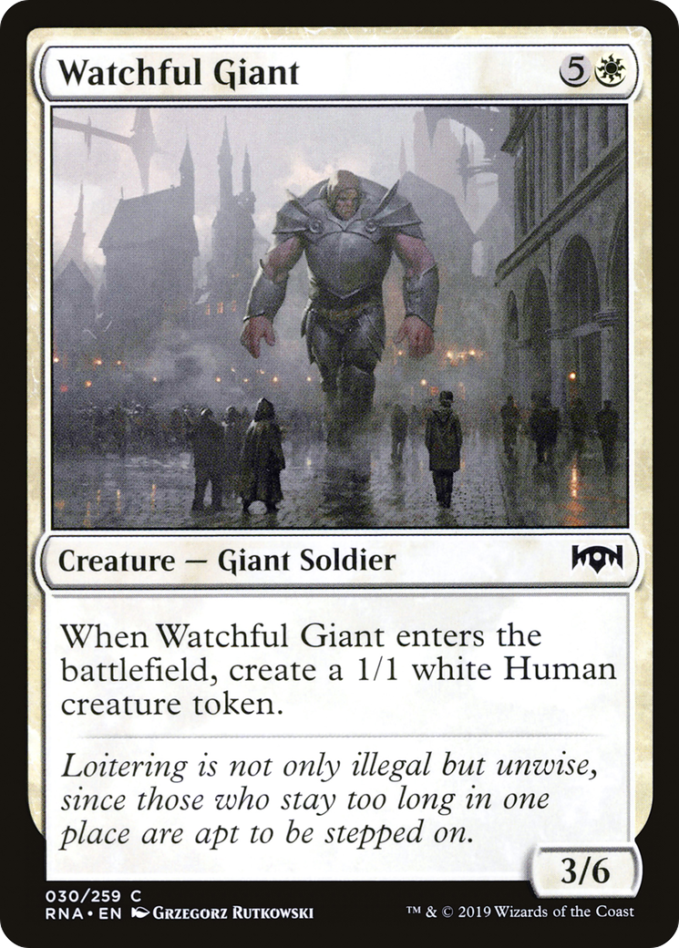 Watchful Giant (RNA) 30 - WZRD TCG