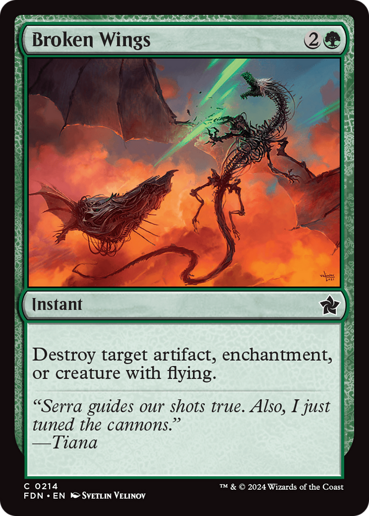 Broken Wings (FDN) 214 - WZRD TCG