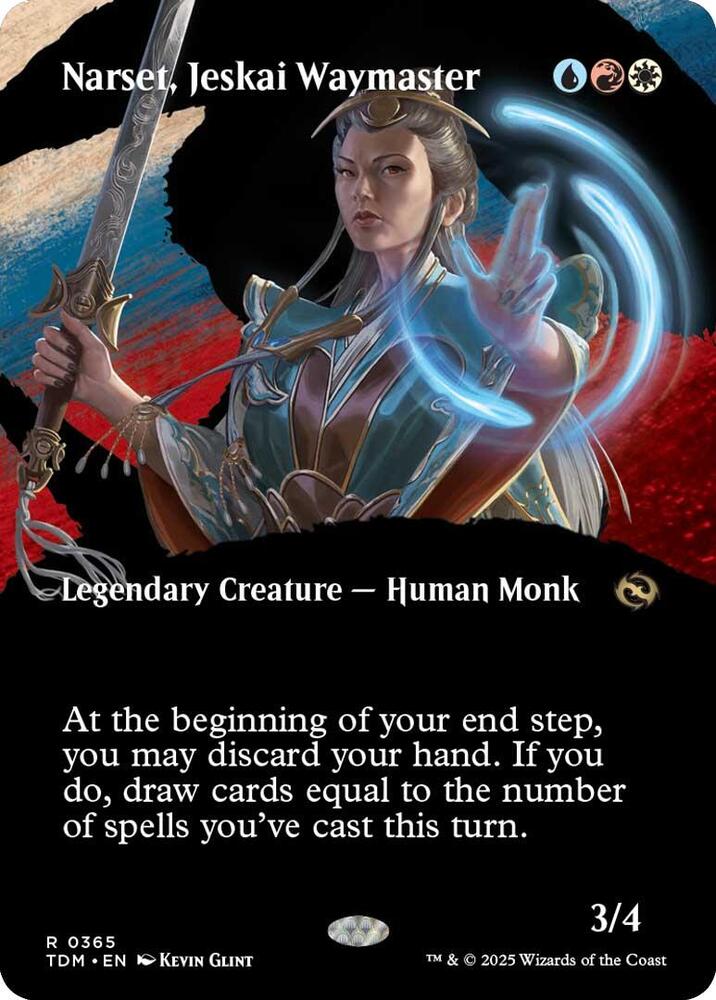 Narset, Jeskai Waymaster (Borderless), TDM, 365, NM