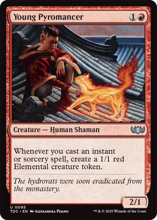 Young Pyromancer, TDC, 95, NM