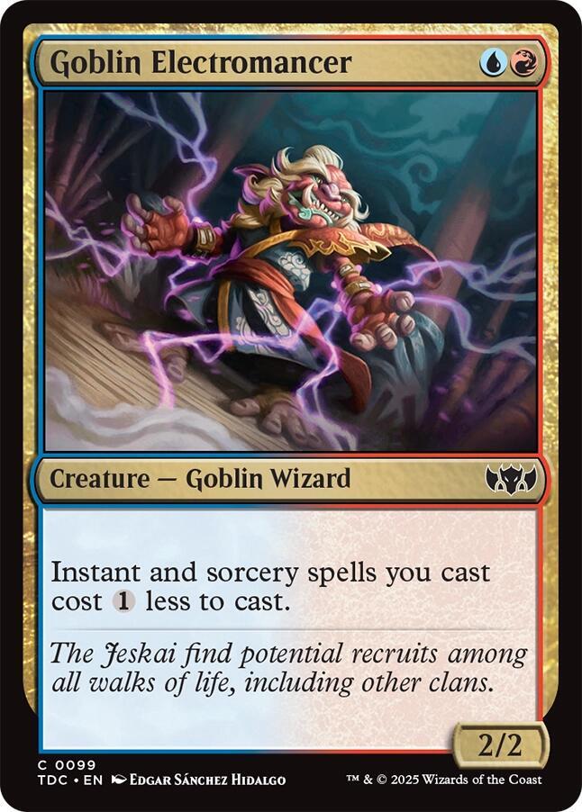 Goblin Electromancer, TDC, 99, NM