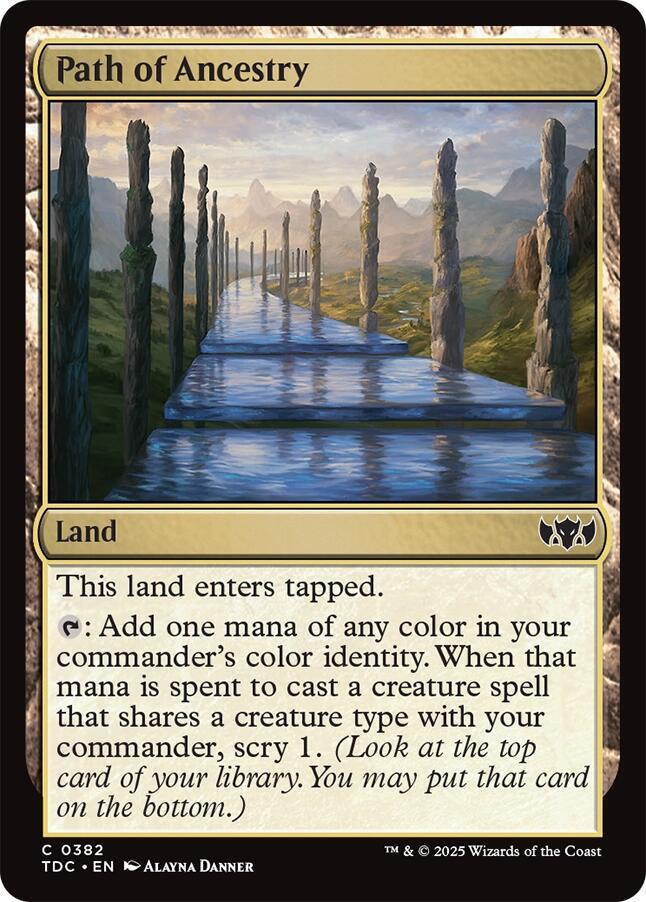 Path of Ancestry, TDC, 382, NM